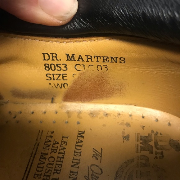 Dr. martens Made In England Low Tops Leather Boots - Picture 3 of 10